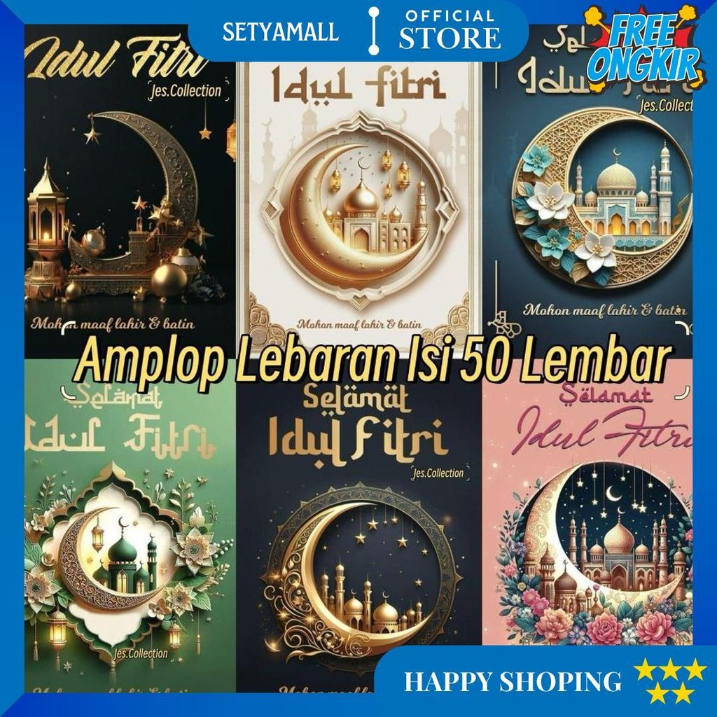 

Amplop Lebaran Idul Fitri (Isi 50Pcs) Amplop Karakter Angpao Lucu D Best Seller