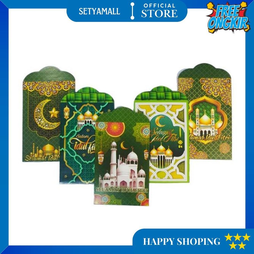 

Amplop Lebaran Isi 50 Lembar Angpao Idul Fitri Thr Lucu Unik Motif Karakter D Best Seller
