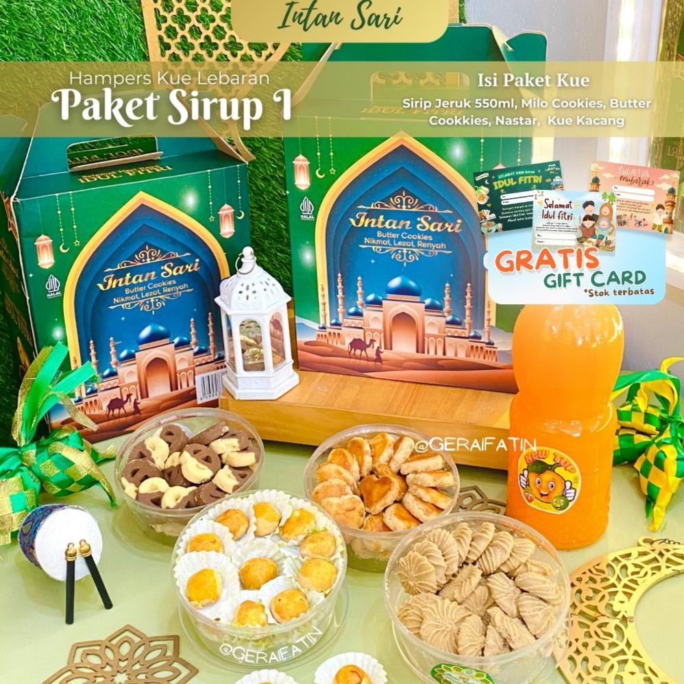 

Paket Kue Kering Intan Sari Paket Sirup Satu Isi Kue Kering 4 Toples Produksi 2025 Promo