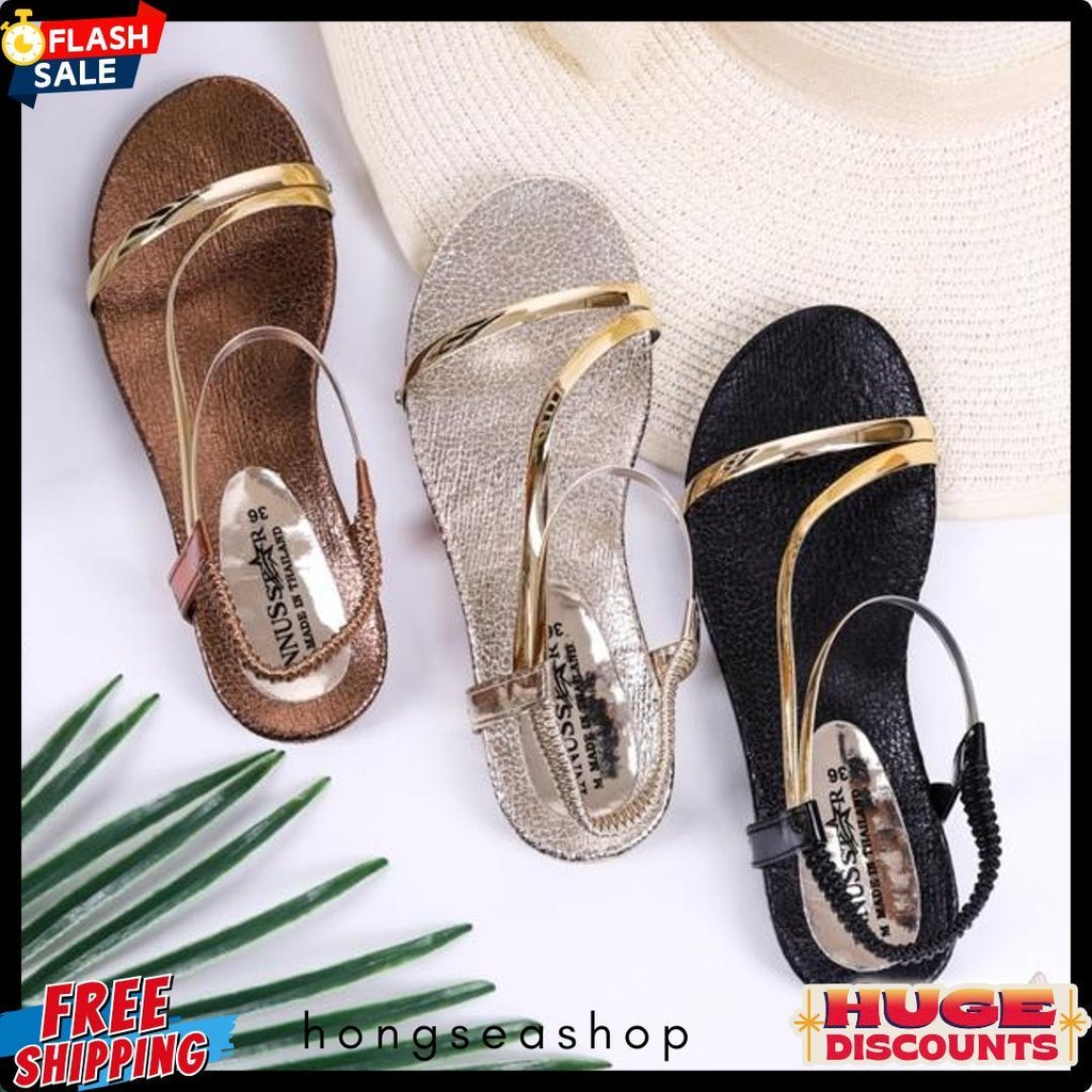Cerriest- Comfy Sandal Tali Selop Import Wanita Sendal Viral Bkk Slip On Sendal Gladiator Flat Casua