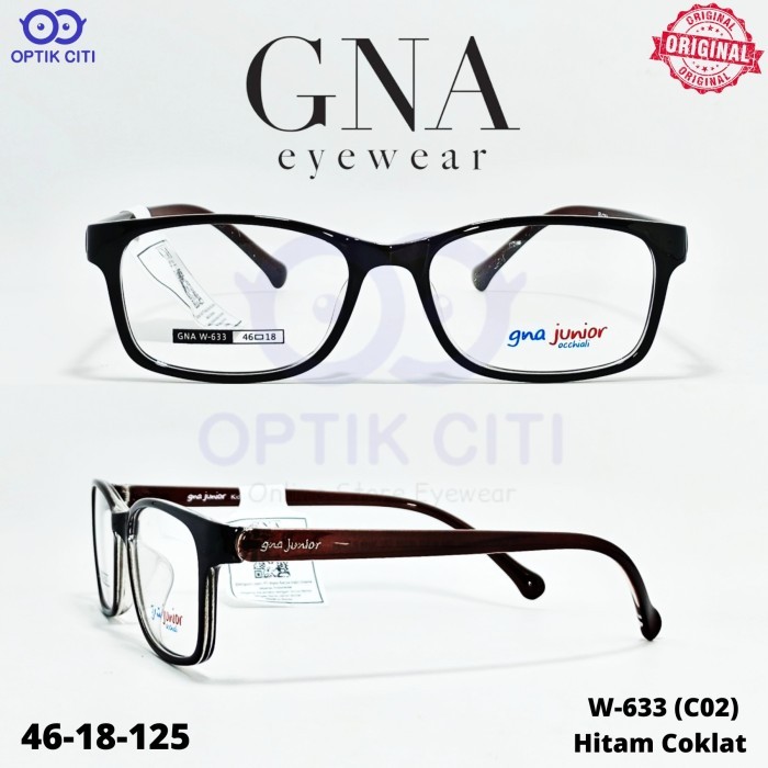 Frame Kacamata Anak GNA Junior Original 633 Ringan Dan Lentur Original