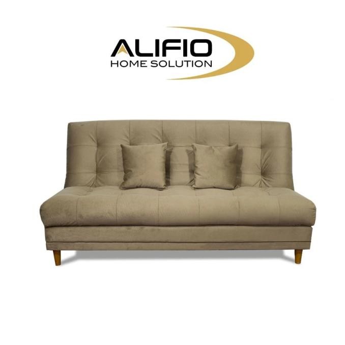 Sofabed Cron/Alifio/Multifungsi/Lapisan Microfiber / Silicon