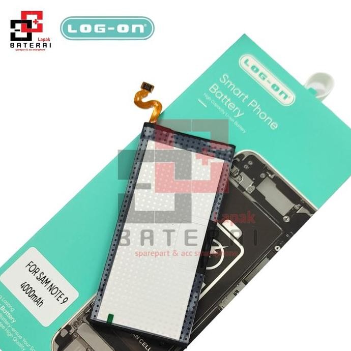 Log On - EB-BN965ABU For Samsung Note 9 N960 Power Boost Double IC Protection Battery Baterai Batre 