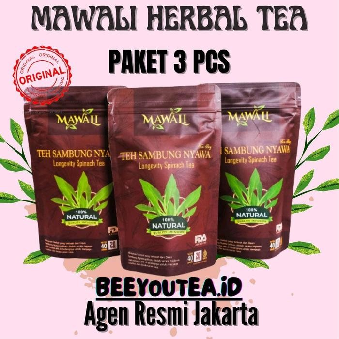 

terbaru !!! mawali teh herbal sambung nyawa (paket 3 pcs ) tea ready