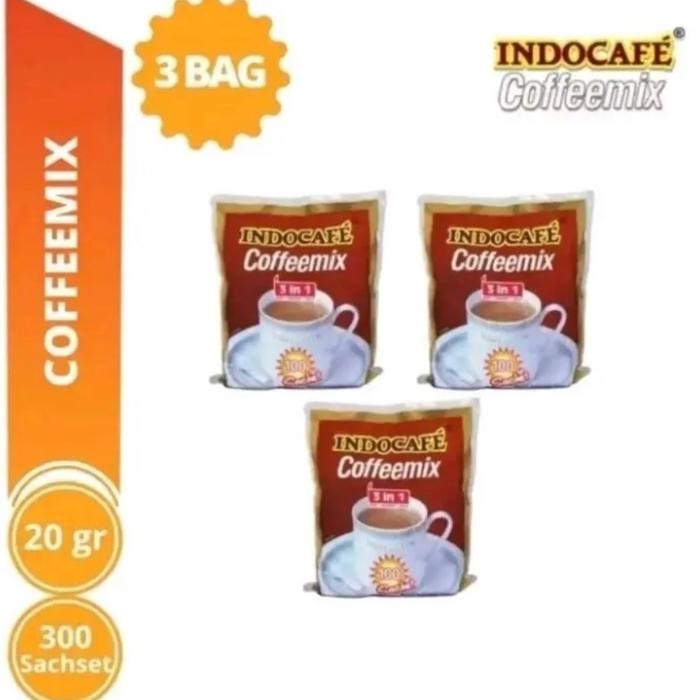 

terbaru !!! [3bag] indocafe coffeemix [100pcs / 1bag] ready