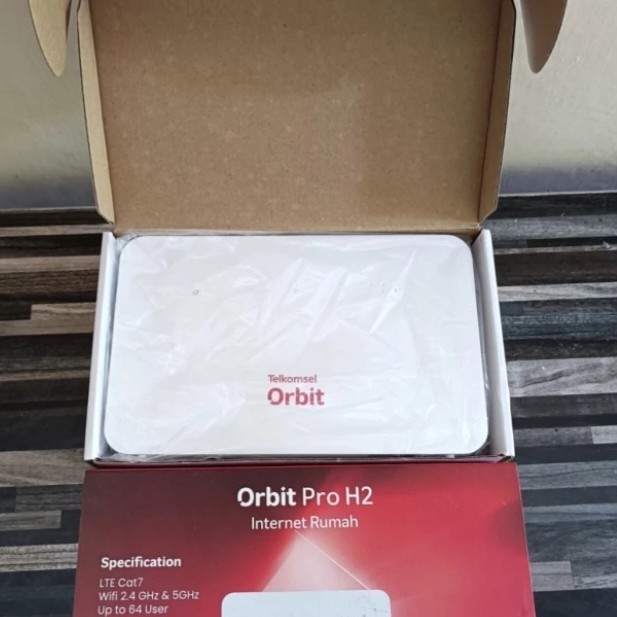 Home router Orbit Pro H2. internet rumah +150gb data telkomsel