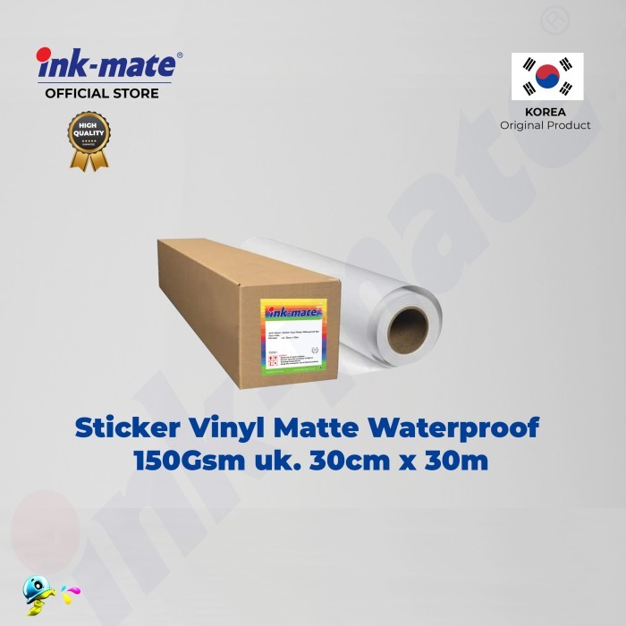 

STICKER VINYL MATTE WATERPROOF INKMATE 150GR 30CM X 30M