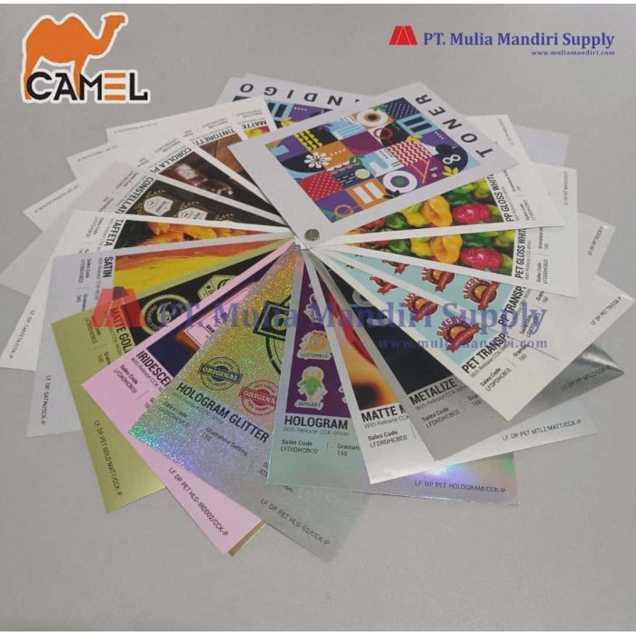 

LFDK - STIKER CAMEL VINYL A3+ WHITE GLOSSY HP INDIGO
