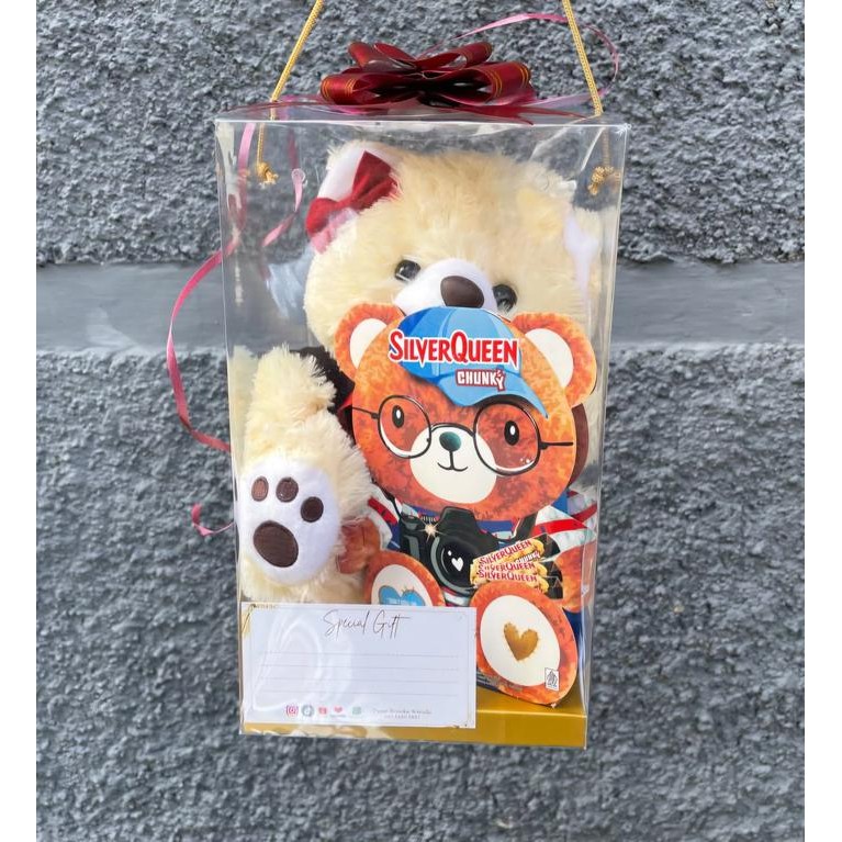 

Promo Kado Valentine Coklat Boneka Cewek Pacar Bear Hadiah Gift Valenten Pasangan Packing Aman