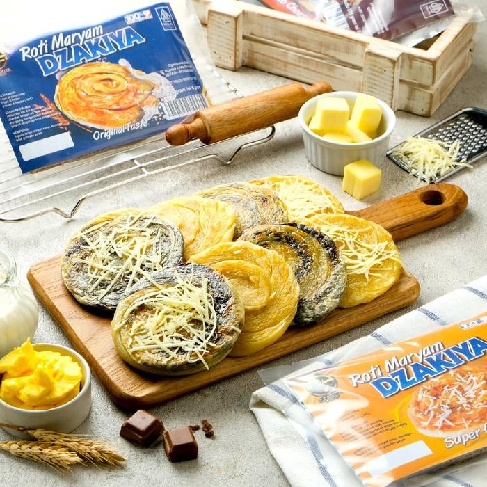 

Terbaru!! [Paket 3 Pack] Roti Maryam Original, Cokelat Dan Keju Premium Isi 5 Frozen Food Cod