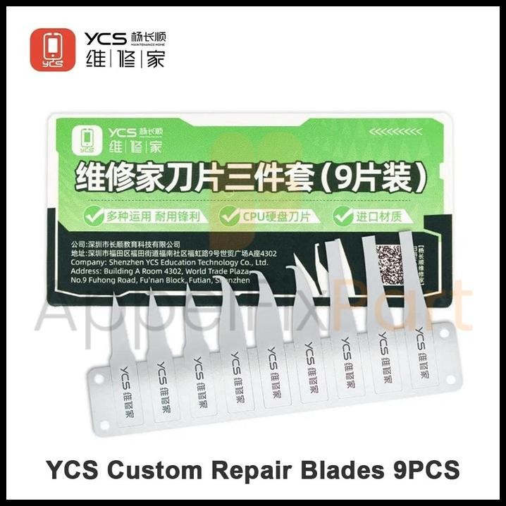 

Ycs Blade 9Piece Pisau Congkel Ic