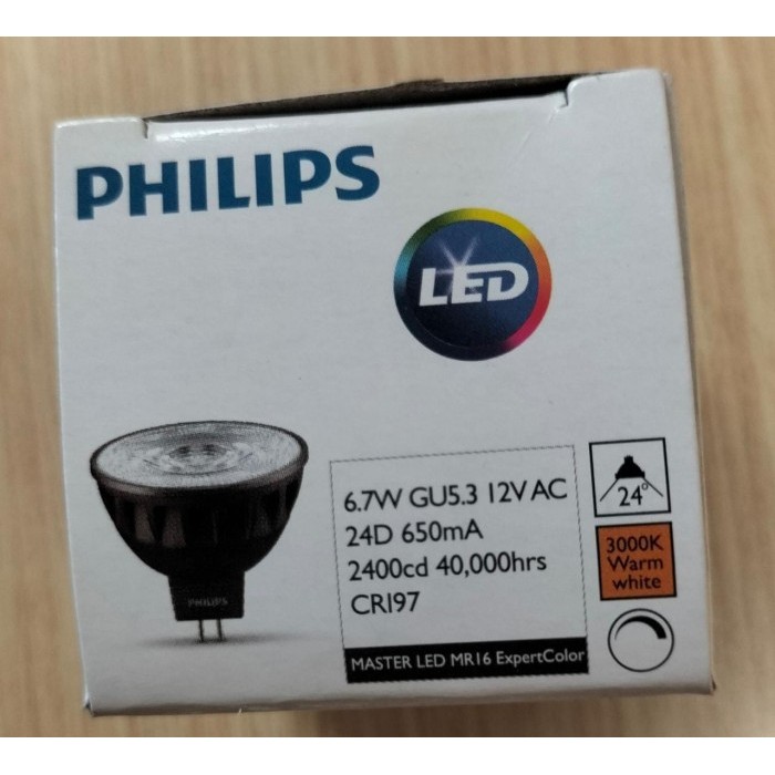 NEW LAMPU PHILIPS MR16 LED 6.7W EXPERT COLOR DEEP DIMMING (NEW GEN)
