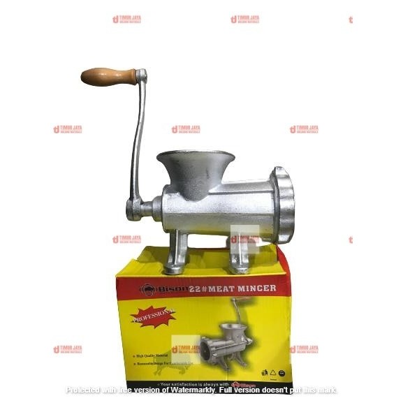 PROMO BISON gilingan daging manual no 22 meat mincer