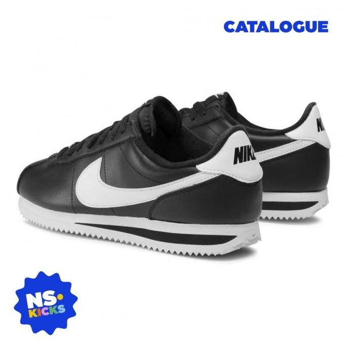 Nike Cortez Leather Noir Blanc Original Nike Classic Cortez Terlaris