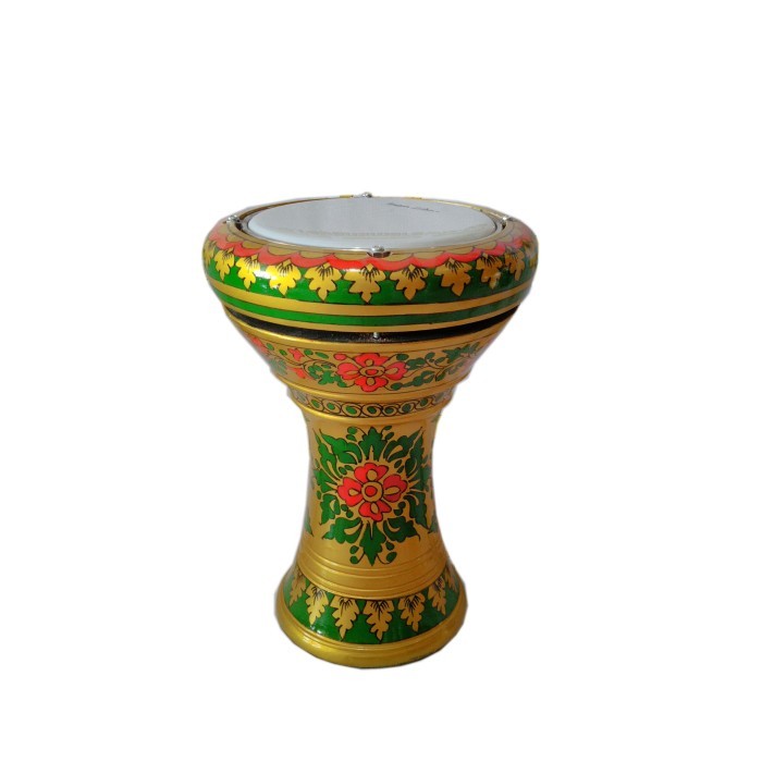 Dumbuk tumbuk calti kayu pinggang & batu 8 inch besar tanpa tas