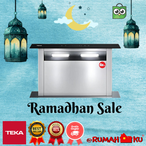 TERLARIS COOKER HOOD TEKA DDI 90 BLACK (DOWNDRAFT) - PENGHISAP ASAP DAPUR