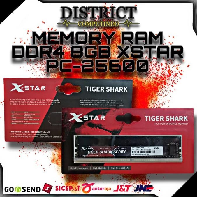Memory Ram Ddr4 8Gb Xstar Pc 3200 Mhz Original