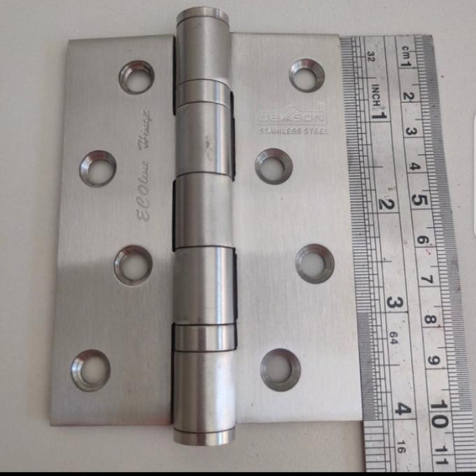 NEW ENGSEL DEKSON/ENGSEL PINTU 4 INCHI 2 MM 2BB STAINLESS