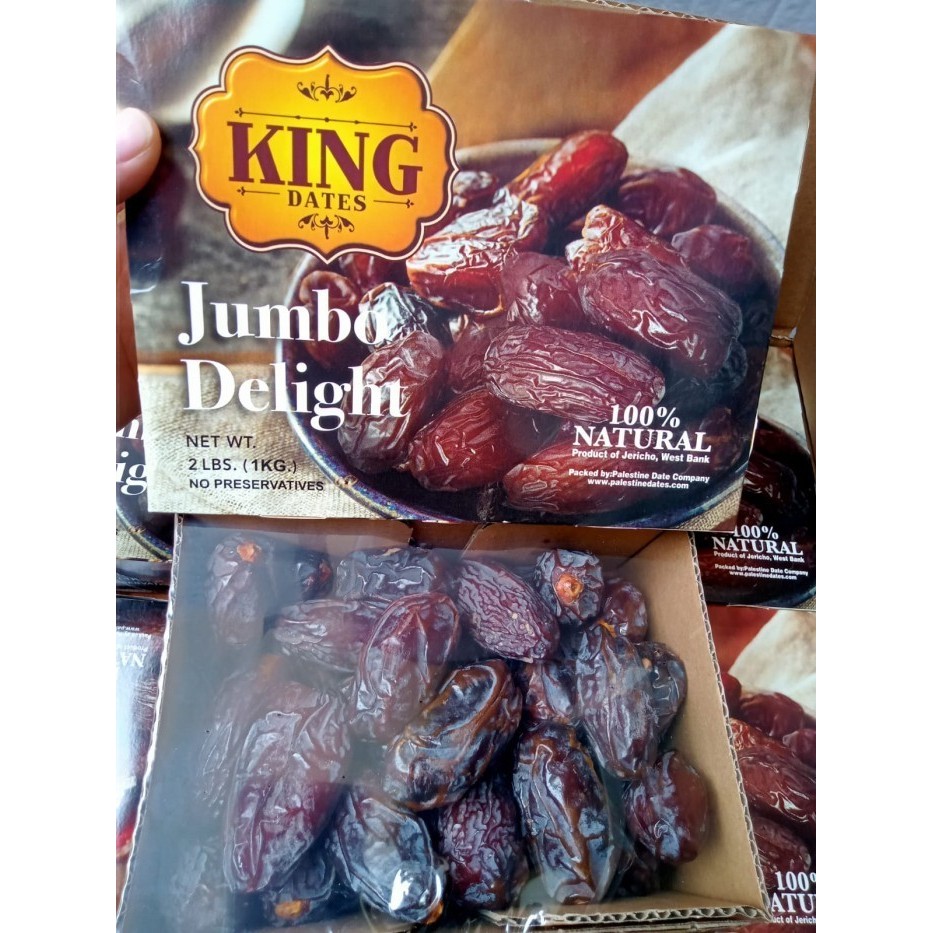 

Kurma Medjoul Medjol Jumbo Palestina Natural Delights 1Kg