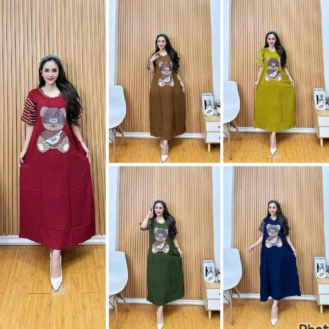 baru daster polos lengan pendek