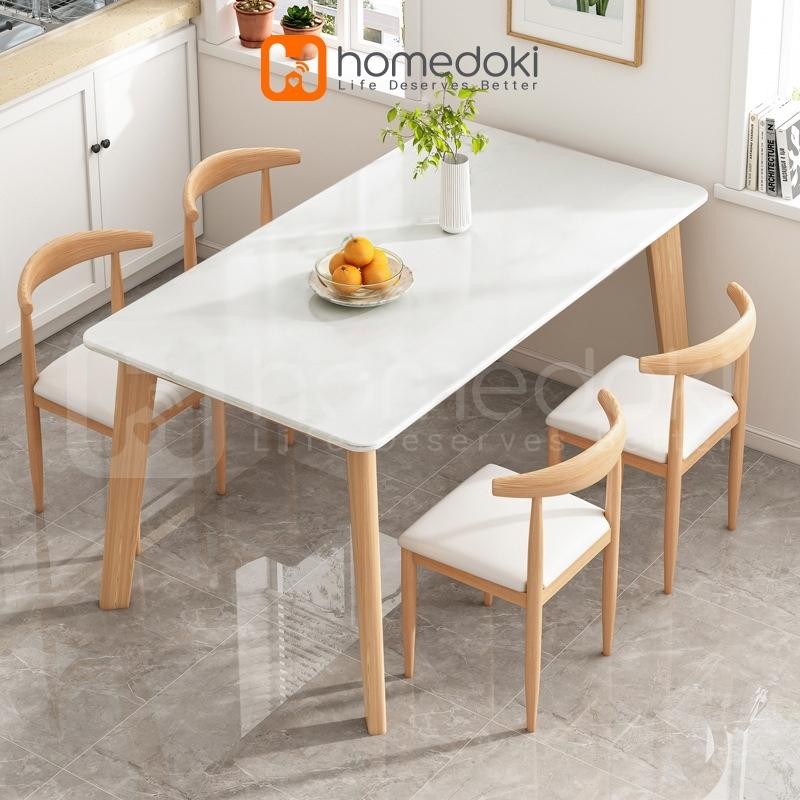 Meja Makan Minimalis / Meja Makan Murah / Meja Makan Putih