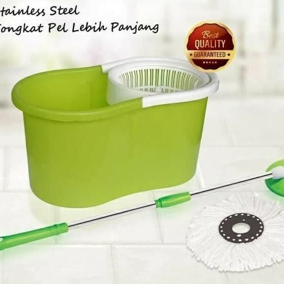 Pel Putar Lantai mirip Bolde+Tempat/Spin Mop/Alat Pel Lantai Putar Terlaris