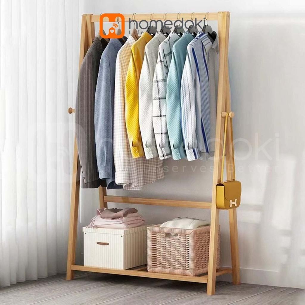 Rak Gantungan Baju /Rak Gantungan Serbaguna/Rak Gantung Baju Aesthetic/Rak Gantungan Baju Portable