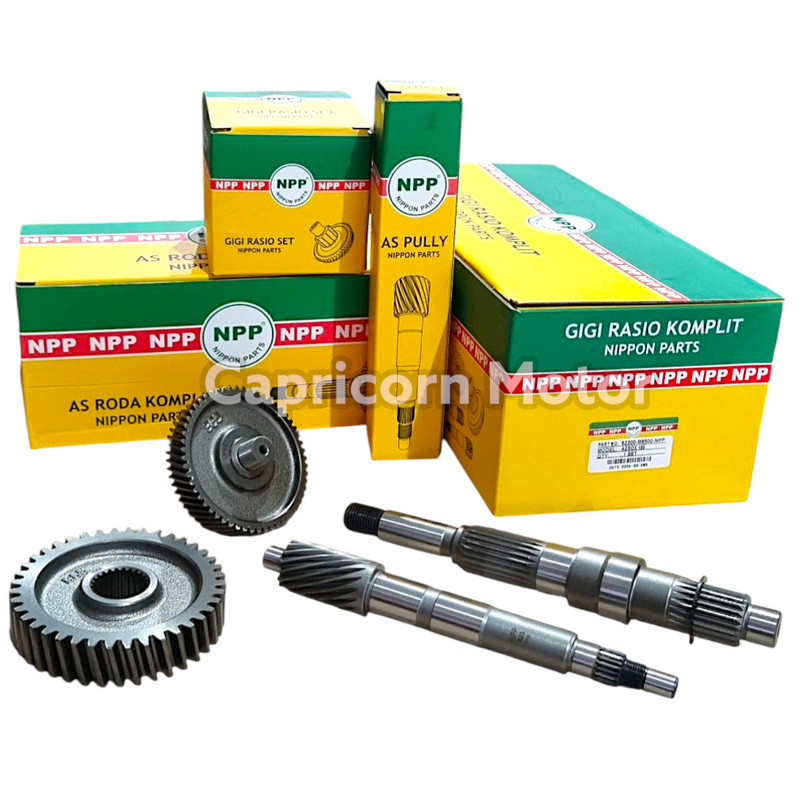 GIGI RASIO ASSY GARDAN SET AEROX 155 GEARBOX SUSUN NPP