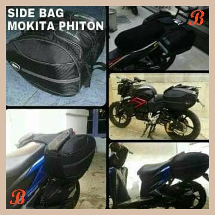 [ASS] TAS SAMPING MOTOR / SIDE BAG MOKITA PHYTON MOTOR NMAX AEROX ADV DLL