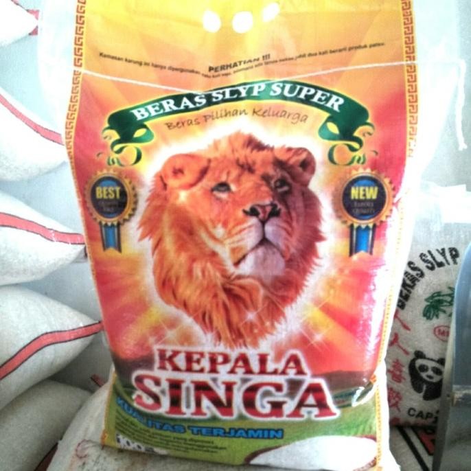 Sale beras cap kepala singa 10kg
