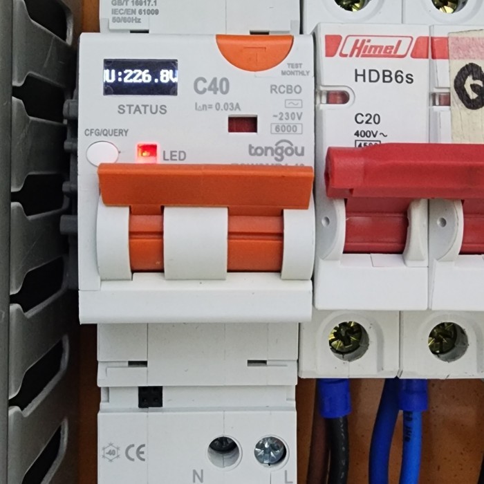 RCBO WIFI RCBO LED , SMART RCBO, SMART ELCB MCB