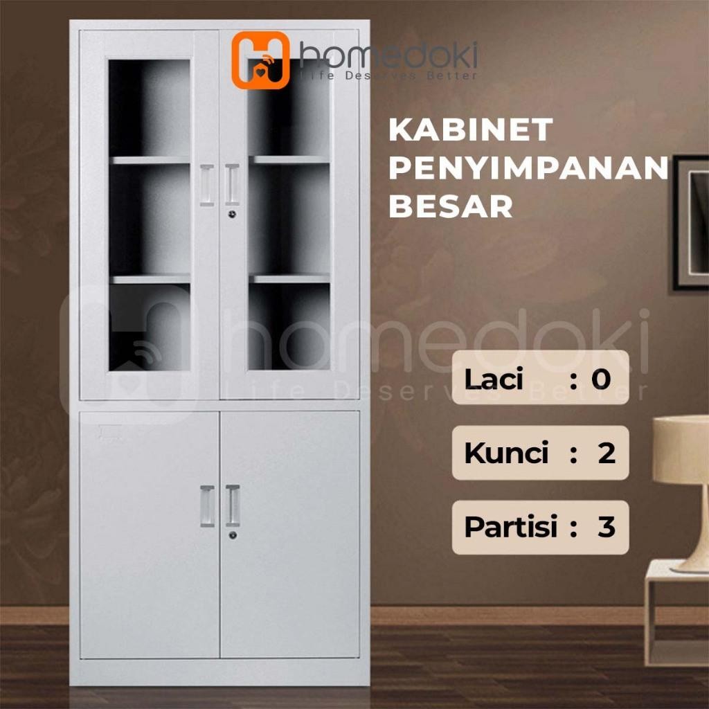 Lemari Arsip / Lemari Arsip Besi / Lemari Arsip Kantor / Lemari Besi kantor Sekolah / Pintu Geser Pe