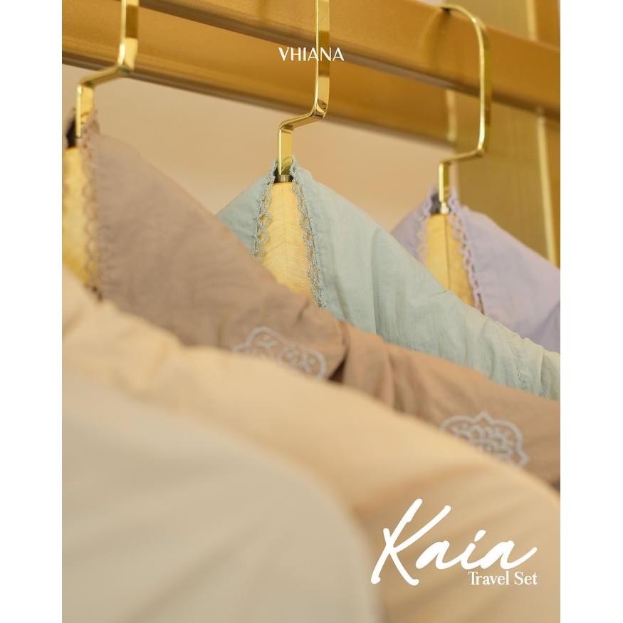 VHIANA // Kaia Prayer set mukena travel Bordir Premium