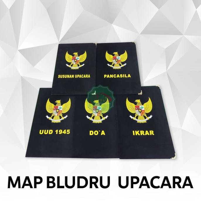 

MAP BLUDRU TEXT UPACARA / MAP KANTOR / MAP SEKOLAH 1 SET ( ISI 5 PCS ) WARNA HITAM UKURAN F4 STOK TERBATAS