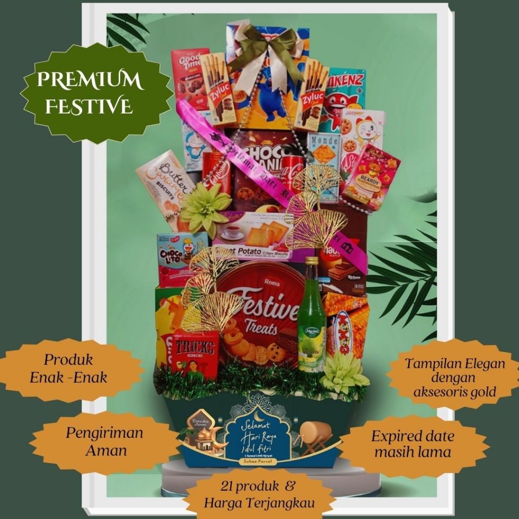 

Parcel Lebaran Festive idul fitri Parcel Kue Kering Snack Parsel Ramadhan Natal Jakarta Bandung Karawang Idulfitri