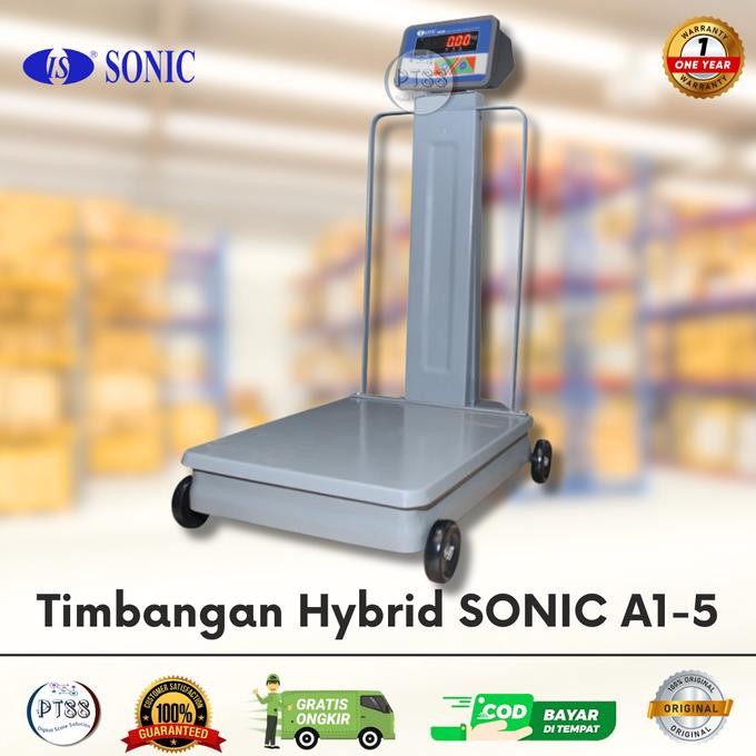 Sale timbangan duduk digital hybrid 500kg / timbangan beras digital 500 kg