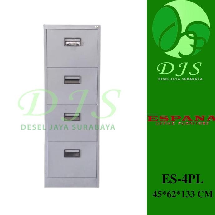 

BEBAS ONGKIR - Filling Cabinet 4 laci-Filling Kabinet 4 laci type ES-4L Anti TILT ya