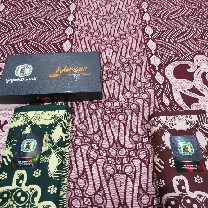 SARUNG GAJAH DUDUK BATIK WARISAN PURE PREMIUM COTTON