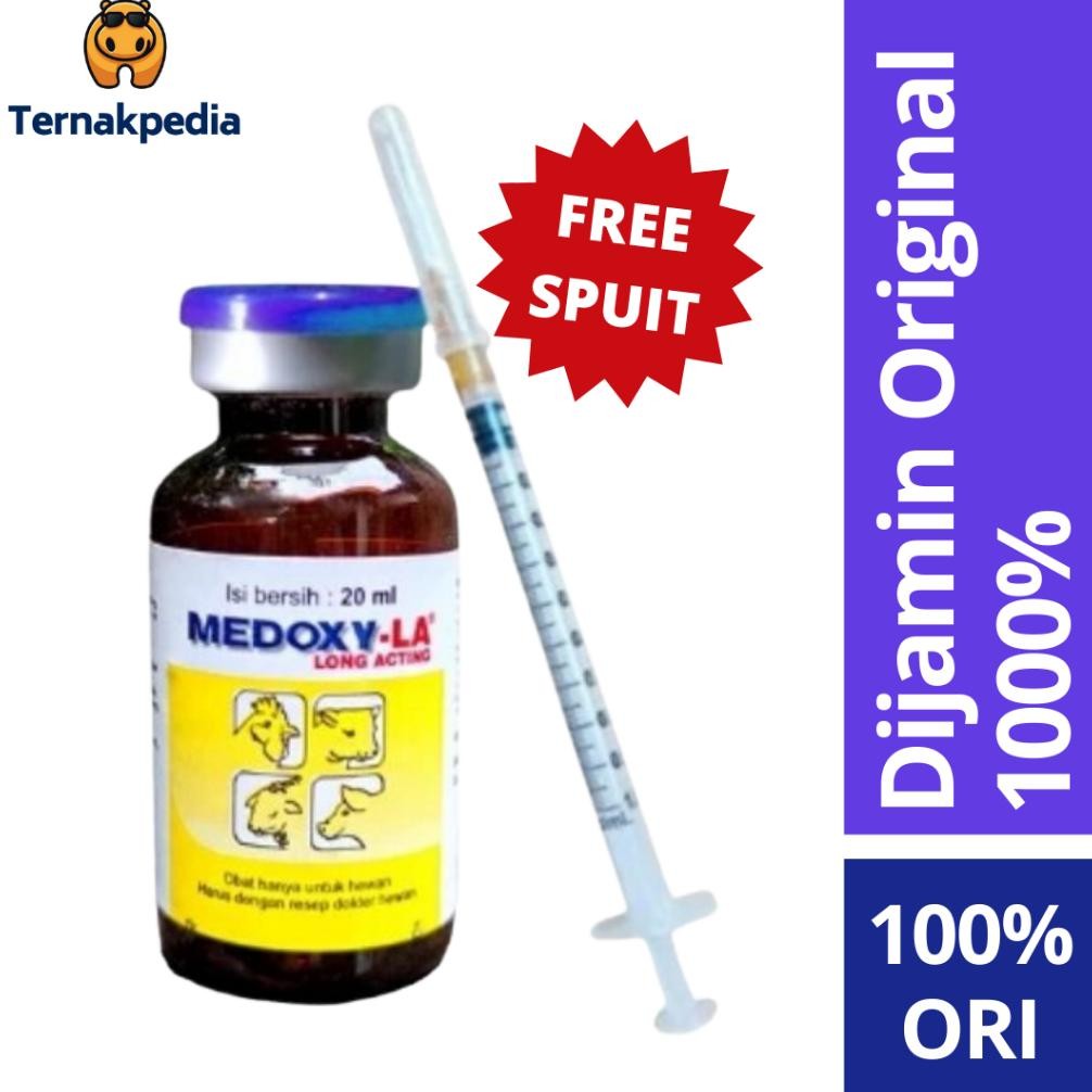 TERLARIS Medoxy LA 20 ml Repack - Medoxy LA Original - Obat Ayam Sakit Apapun er-87