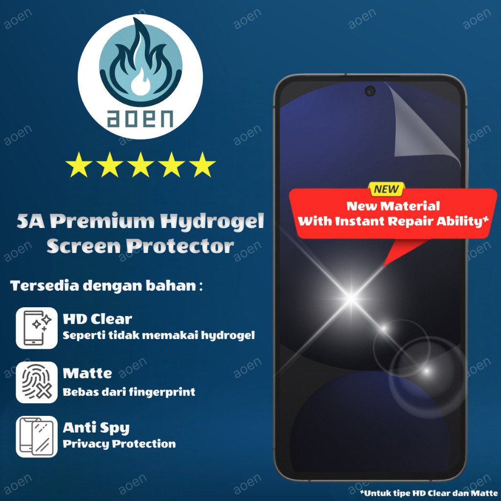 AOEN Hydrogel Sharp Aquos Sense 8 - Antigores Screen Protector