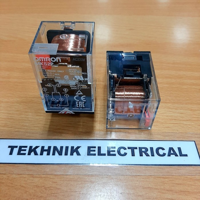 Relay Omron Mks2P 12V 12 Volt Dc Vdc Original 8 Pin