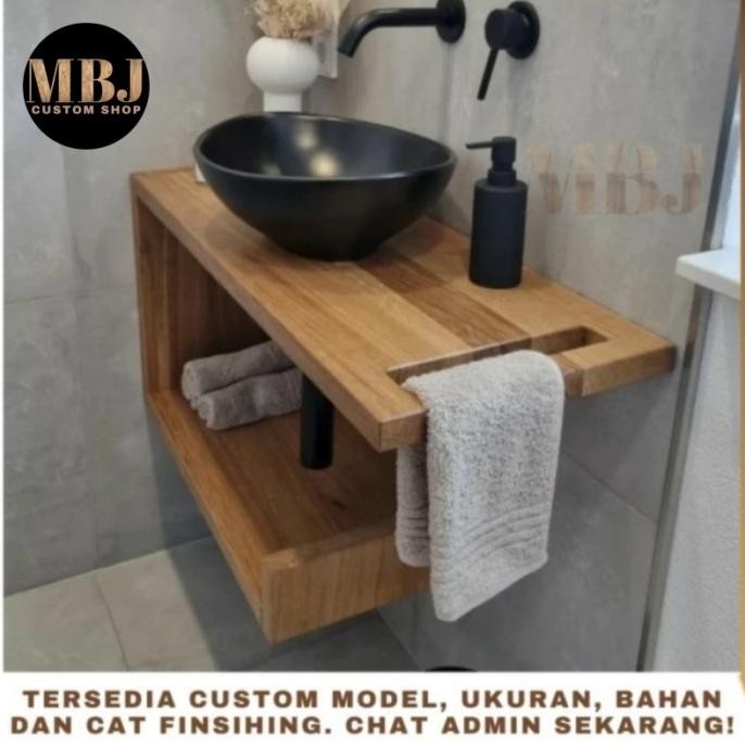 Meja Washtafel / Kabinet Washtafel 80X50