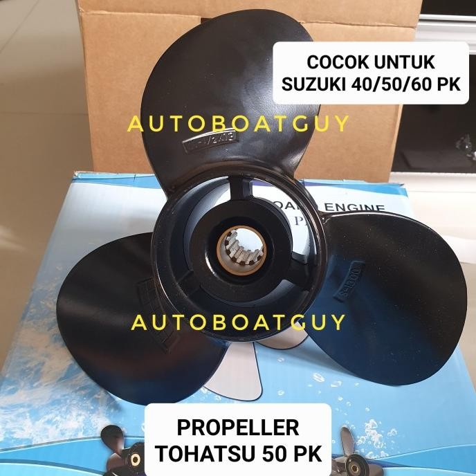 Propeller / Baling / Kipas Mesin Tempel Tohatsu 50 Pk Suzuki 40 - 60