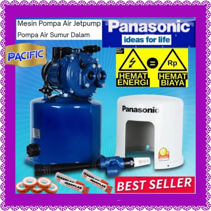 Mesin Pompa Air Jetpump Wasser Pc 250 Sumur Dalam Hitachi Panasonic