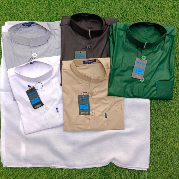 Baju Muslim Pria Baju Koko Ammu Amu Haibah Salafi Koko Habaib