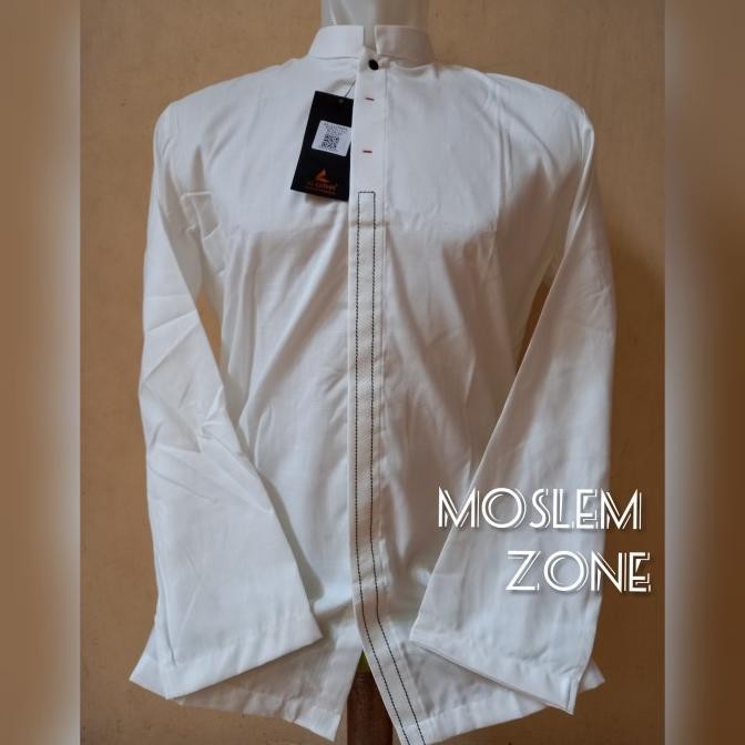 Baju Koko Al-Luthfi Putih Lengan Panjang