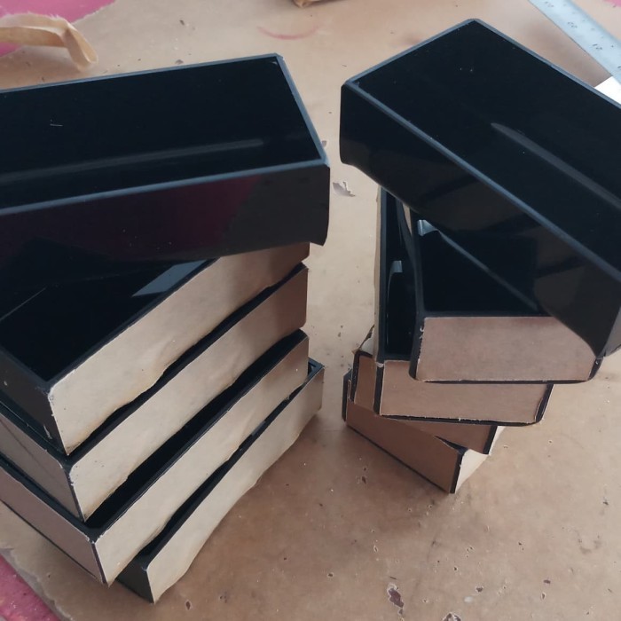 

TERBARU! akrilik kotak hitam 20.2x5.2x 3