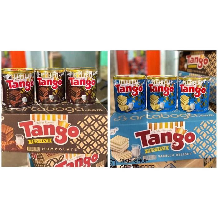 

1 dus isi 6 kaleng tanggo wafer 240gram Cookies Food Makanan Biskuit
