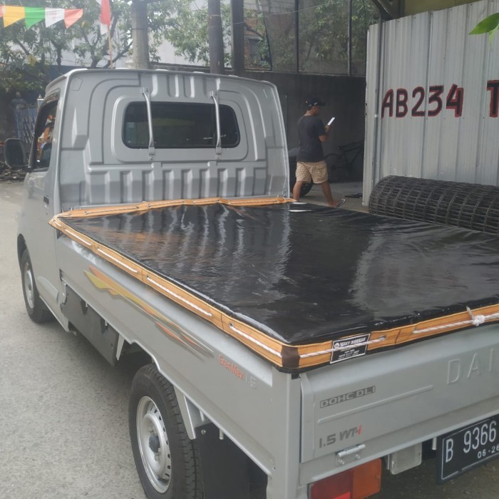 

TERBARU! terpal tutup bak mobil granmax 1.5 (semi karet)