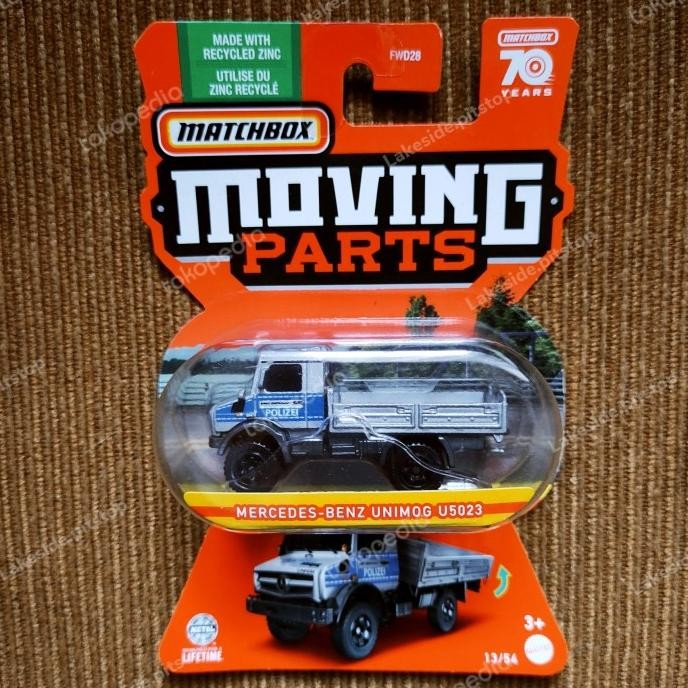 Matchbox Moving Parts Mercedes-Benz Unimog Polizei